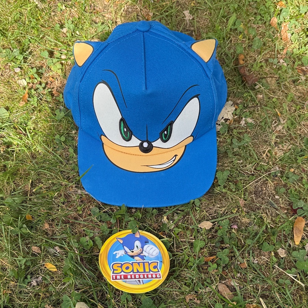 NEVER USED- Sonic the Hedgehog Blue Cap